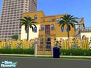 Sims 2 — Moroccan Manor by blackthai — A manor built with Moroccan style that has 3 bedrooms, 3 baths, a living room,
