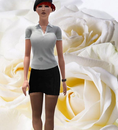 Sims 3 — Anne Le Blanc by karinalangkjer — She's a tipic french woman that loves the outdoor. She's also friendly,