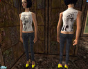 Sims 2 — Gaga T-Shirt | She Born This Way by rodrigo.papu — I hope you like it ! FOLLOW ME ON TWITTER !
