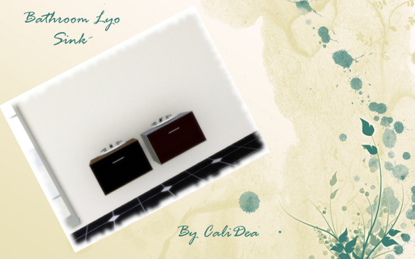 Sims 3 — Bathroom Lyo Sink by CaliDea — Bathroom Lyo Sink