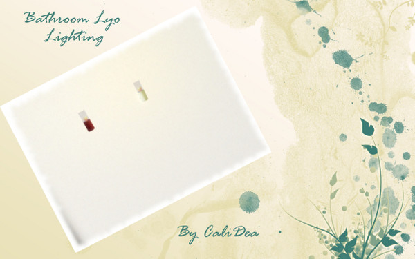 Sims 3 — Bathroom Lyo Lighting by CaliDea — Bathroom Lyo Lighting