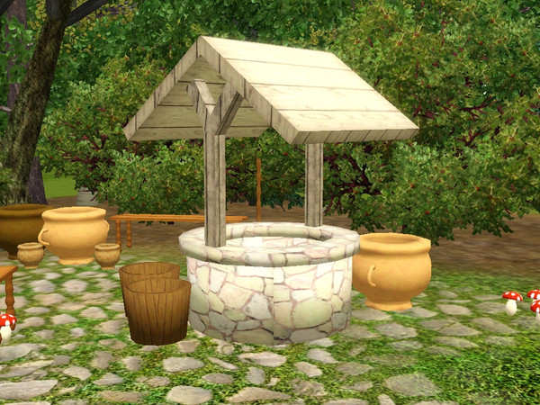 Sims 3 — Puits Magique by lilliebou — Hi! This well can be found under Misc. Decor for 220 Simoleons. It has three parts