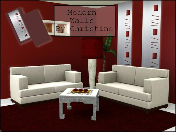 Sims 3 — Modern Walls  by cm_11778 — A new set of modern walls for your Sims :) Happy Simming, Christine