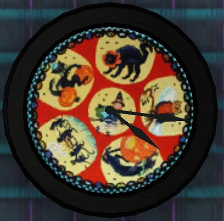 Sims 3 — Para_Halloween Clock 5 by paramiti — Price 40 Artist..Deborah Sweigart