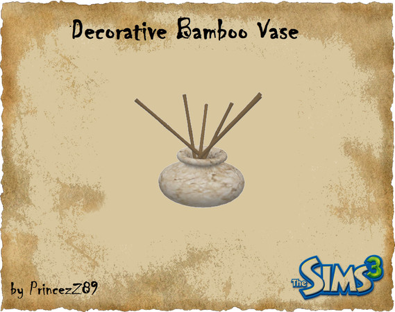 Sims 3 — Bamboo Decor by Princezz89 — an decorative bamboo vase. hope you like ;) 