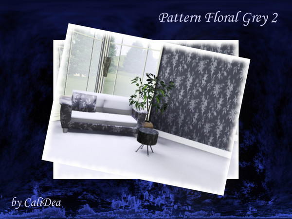 Sims 3 — Floral2Grey by CaliDea — 