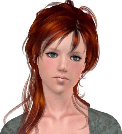 Sims 3 — Jenna by Precious_Sims — Jenna Hair:Newsea Cindy Eyes:Subaxi Skintone:Fawkes Yellow Lips:Tifa #8 Dress: