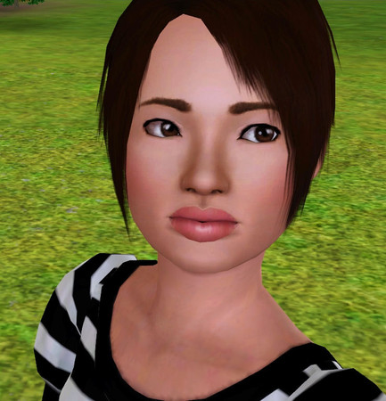 Sims 3 — Aya Ueto another version by majdarts — Aya Ueto another version Lady frontbum asian skintone