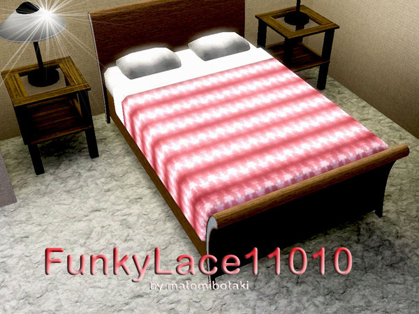 Sims 3 — FunkyLace11010 by matomibotaki — Pattern in brown, red and rosy, 3 channel, to find under Theme.