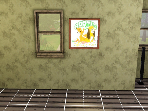 Sims 3 — The fox and the hound sprin by paterdave2 — Painting The fox and the hound spring part of the Fox and the hound