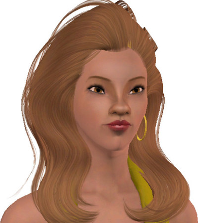 Sims 3 — Carlotta Pedroza by HollyHoskinson — Be niceto her. Hair by Peggyzone the rest EA.