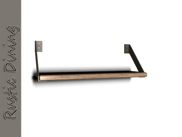 Sims 3 — Rustic Dining Shelf 01 by Angela — Rustic Dining Shelf 01. Made by Angela@TSR (2010) Please don't clone my