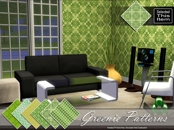 Sims 3 — Greenie4 (Pattern) by brandontr — BrandonTR at TSR