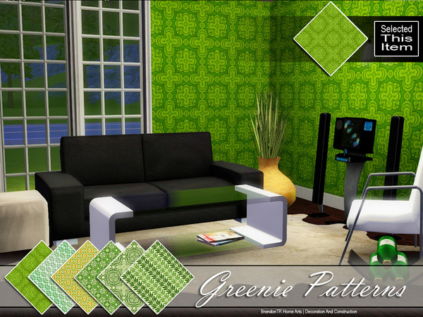 Sims 3 — Greenie6 (Pattern) by brandontr — BrandonTR at TSR