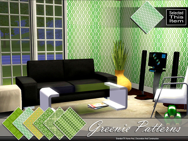 Sims 3 — Greenie2 (Pattern) by brandontr — BrandonTR at TSR