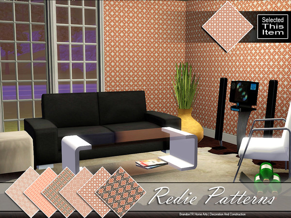 Sims 3 — Redie2 (Pattern) by brandontr — BrandonTR at TSR