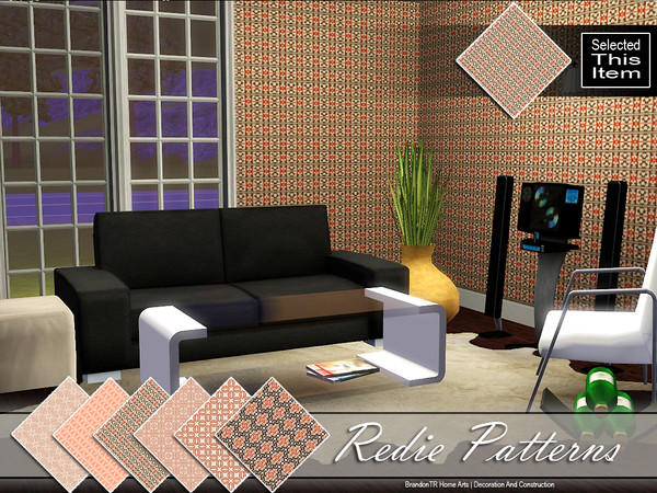 Sims 3 — Redie1 (Pattern) by brandontr — BrandonTR at TSR