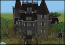 Sims 2 — Halloween House by ripley66 — Nice dark mansard just in time for halloween. With some decorations and mostly