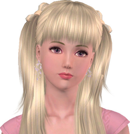 Sims 3 — Boram Kim (Mix) by Emmy89 — I try to make Asian + English look,hope you like it! Hair/Earing by XMSims,Eyes by