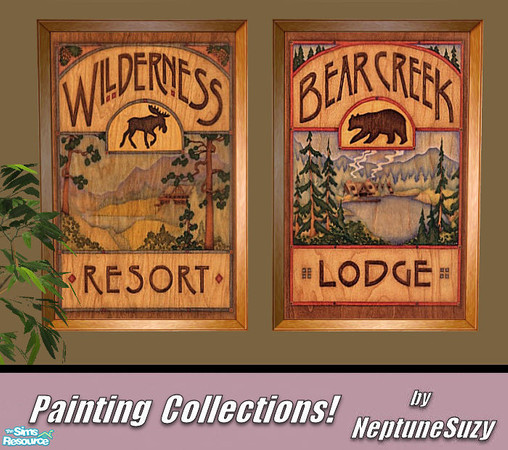 Sims 2 — NSC Painting Set99 by Neptunesuzy — Your Sims will love these Paintings! Enjoy!