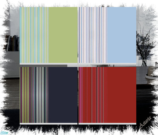 Sims 2 — Mix and Match by Astarta — Mix and match odd wallpapers, to lighten up any grumpy sim. 