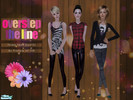 Sims 2 — Overstep The Line by Pretale — This Set includes three teen outfits, categorized as everyday. The set is base