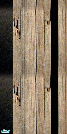 Sims 2 — Aged Wood and Rusted Tin - 3 by Cerulean Talon — Roughly aged wood and rusted tin. Perfect for that really old