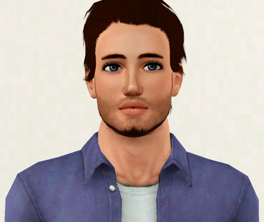 Sims 3 — Josh by CuteTee — Josh Custom Content: Skin by Peggy Eyes by Shady @ MTS Blush (soft glo) by KittyKlan Chinstrap