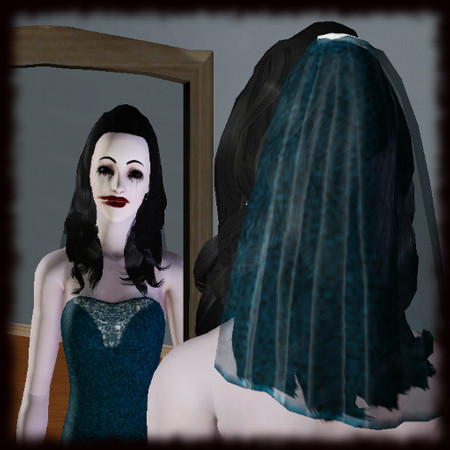 Sims 3 — Dark bride2 by mellymoshpit — Dark bride2