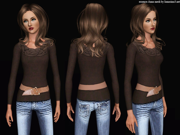 Sims 3 — Anna by simseviyo — Mesh by lianasims3
