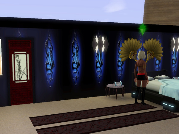 Sims 3 — Wall_dragon by Nikitaneuman — Asia Dragon from Asian Style