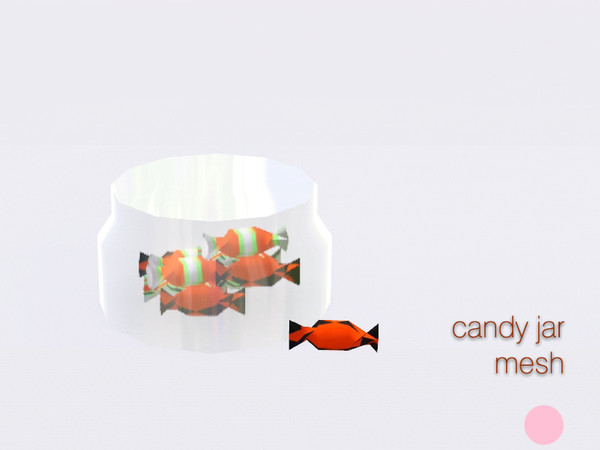 Sims 3 — Candy Jar Mesh by DOT — Candy Jar Mesh by DOT of The Sims Resource