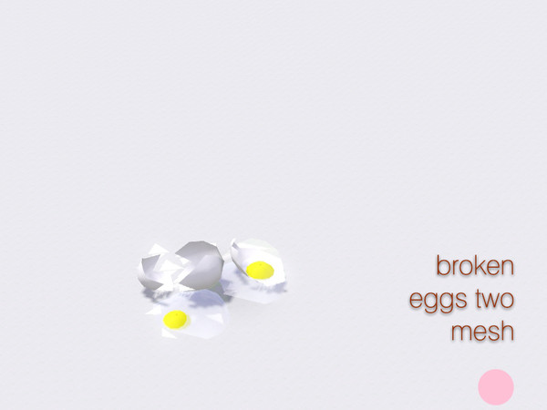 Sims 3 — Broken Eggs Two Mesh by DOT — Broken Eggs Two Mesh by DOT of The Sims Resource