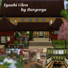 Sims 3 — Iyashi Glen by  Bergcrys by lesica9267 — Traditional japanese house with koi pond, dojo, zen gardens, and tatami