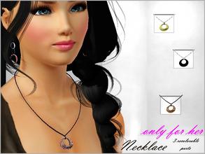 Sims 3 — Necklace  by steadyaccess — for your females from teen to elder! appears as gloves in game click on the picture