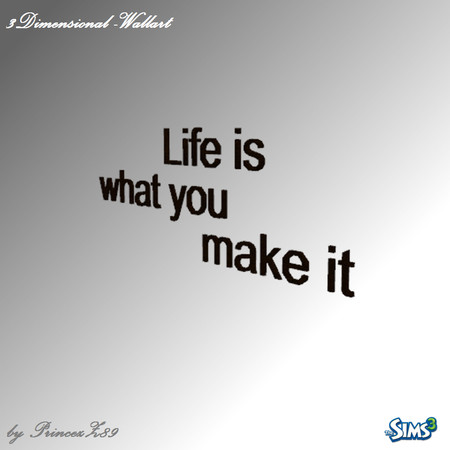 Sims 3 — WallArtLugano by Princezz89 — by PrincezZ89 for TheSimsResource.com