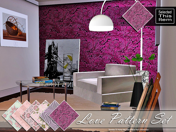 Sims 3 — Love3 (Pattern) by brandontr — BrandonTR at TSR