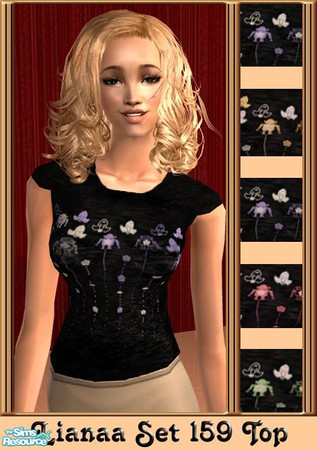 Sims 2 — Set 159 Tops by Lianaa — Set 159 Tops