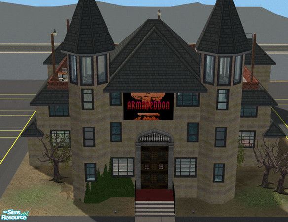 Sims 2 — Club Armageddon by SIMple Minds — We took over the old widget factory and turned it into the HOTTEST NIGHTCLUB