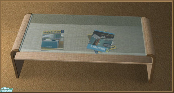 Sims 2 — NK TC32 Arizona LR - Coffee Table by MoMama — Finally a two-tiles coffee table for this set! It has a nice beige