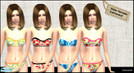Sims 2 — Elder Female Cute Swimwear set by risarisa666 — Pose by May Pink http://honeypetal.hanabie.com/ **thanks May**