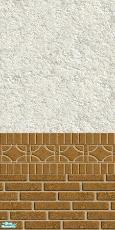 Sims 2 — Fancy Brick 7 by hatshepsut — Part of the Fancy Brick wall collection