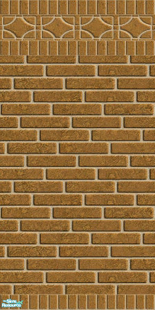 Sims 2 — Fancy Brick 8 by hatshepsut — Part of the Fancy Brick wall collection