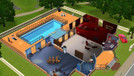 Sims 3 — Sweet Escape by sami-101 — A simple home for a single Sim. 1 Bedroom 2 Bathrooms 1 Kitchen 1 Dining Room 1