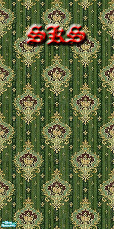 Sims 2 — BG Damask set - Powerful Paisley by 71robert13 — Powerful Paisley damask taken from Base Game, now made 4 way