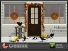Sims 3 — Halloween Decorations by Cemre by cemre — Halloween Decoration includes, crows, straw pumpkins in 3 size, autumn
