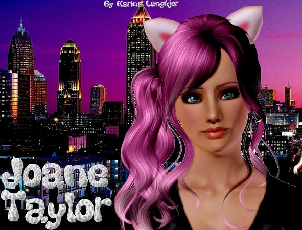 Sims 3 — Joane Taylor by karinalangkjer — She'is the exact opposite of her sister, Jessica. She's partying, she doesn't