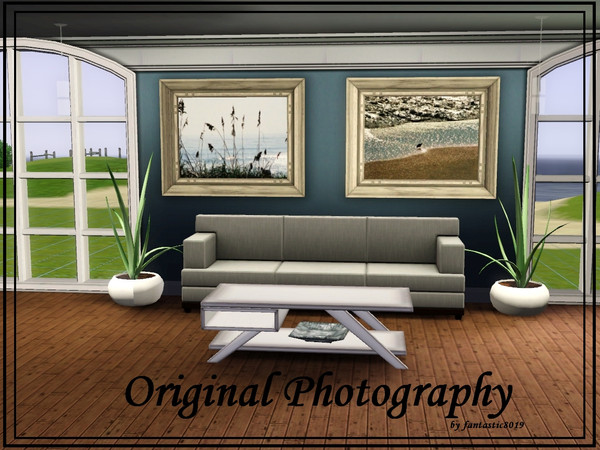 Sims 3 — Seascape_02 by fantasticSims — Seascape_02 Original Photography by fantastic8019. Frame is recolorable, will not