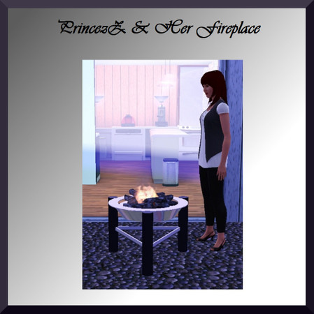 Sims 3 — Fireplace Gryll  by Princezz89 — Hi @ all xD the night was long and I've created a new Item for your sims 3
