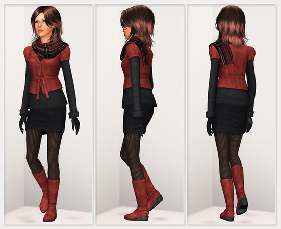 Sims 3 — Knit Stockings for All Ages & Genders by sosliliom — Two 'real' knit stockings for Your sims ~ for all ages